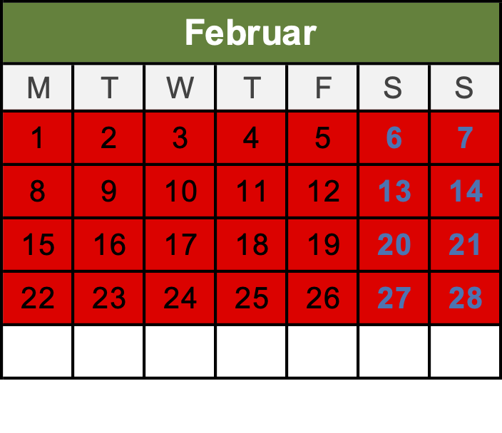 Februar 2027